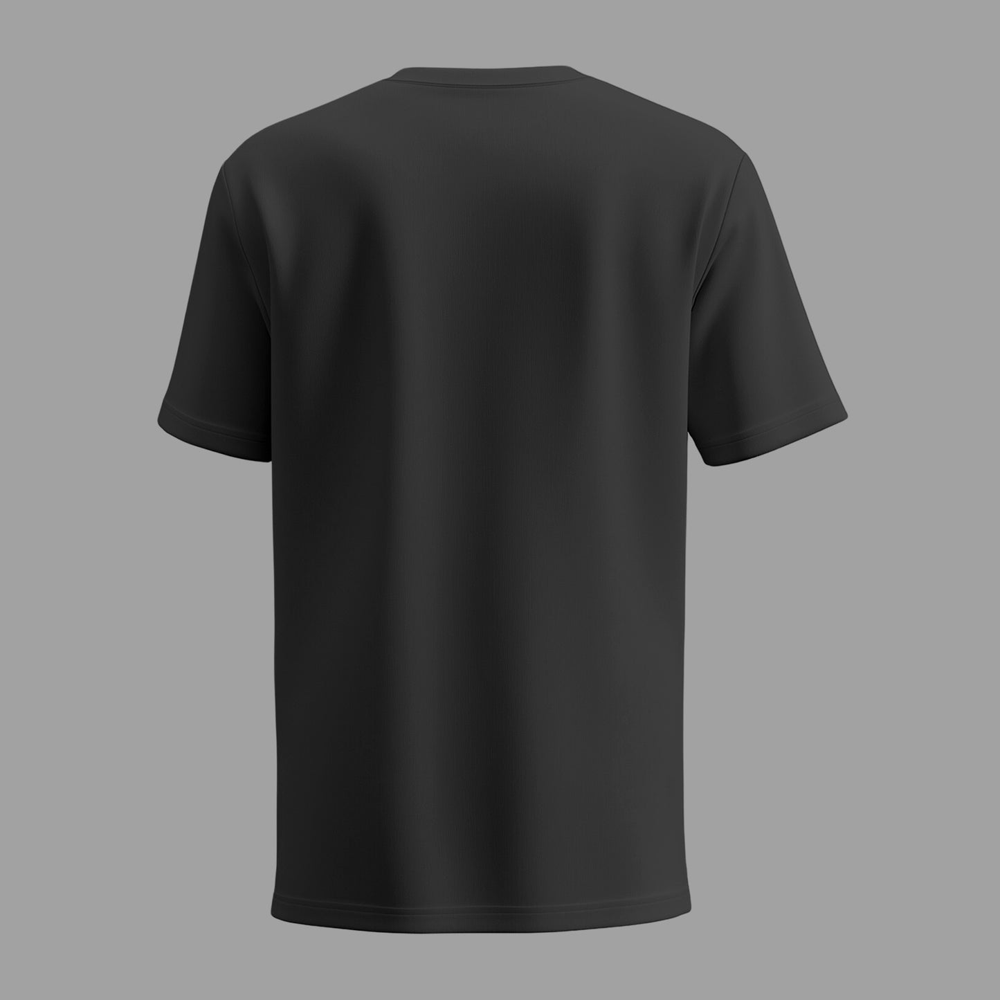 Graphiteetrend Cute Black T-shirt Cotton Round Neck Regular