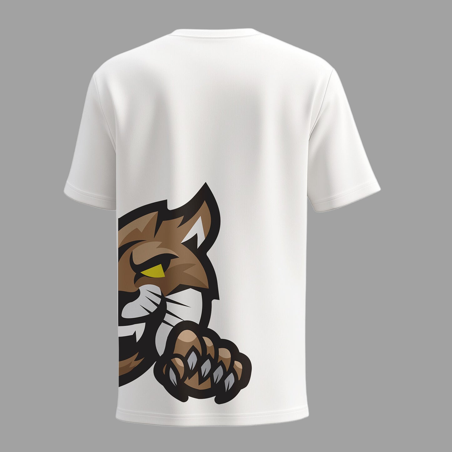 Graphiteetrend Beast White T-shirt Cotton Round Neck