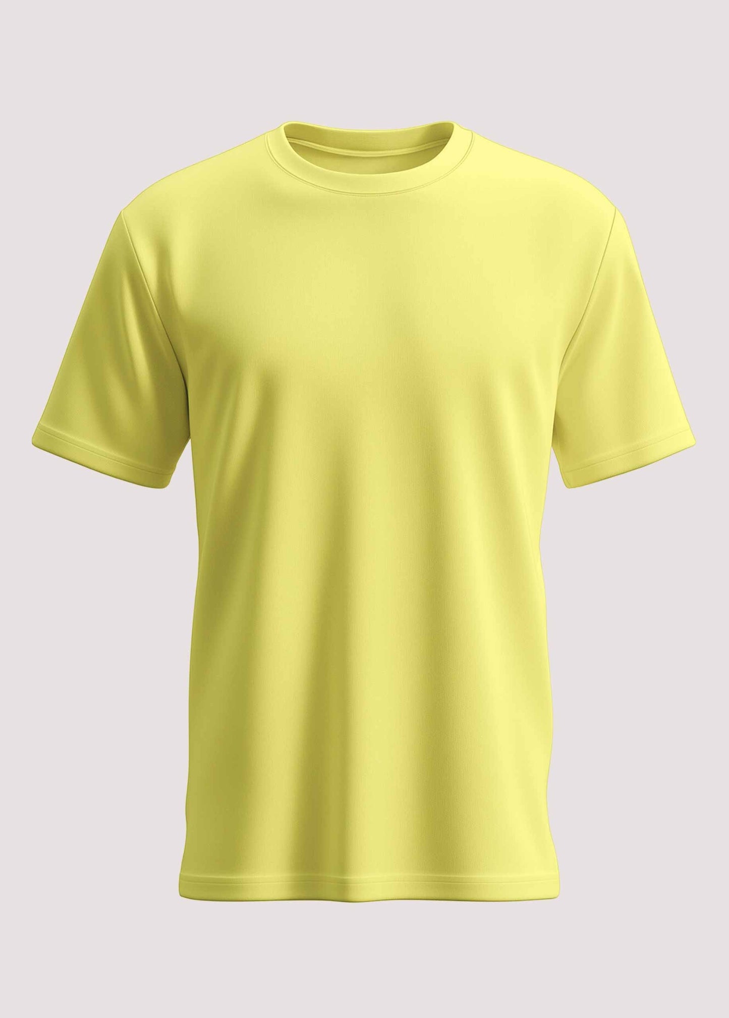 Solid Color T-shirt (Lemon Yellow)