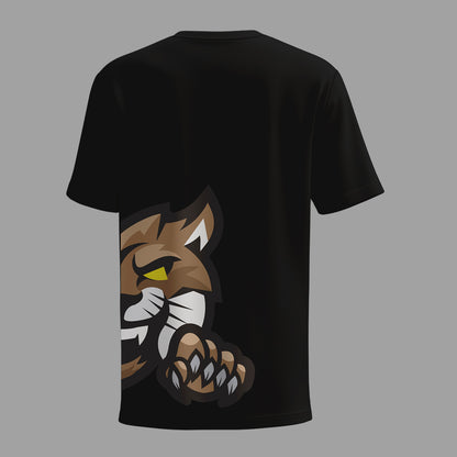Graphiteetrend Beast Black T-shirt Cotton Round Neck